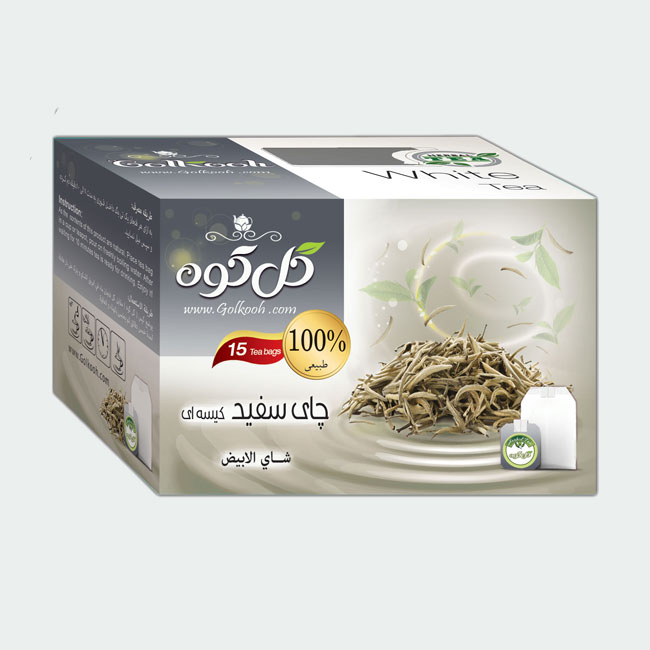 دمنوش صددرصد طبیعی چای سفید(۱۵ عددی)